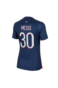 Paris Saint-Germain Lionel Messi #30 Fotballdrakt Hjemme Klær Dame 2023-24 Korte ermer